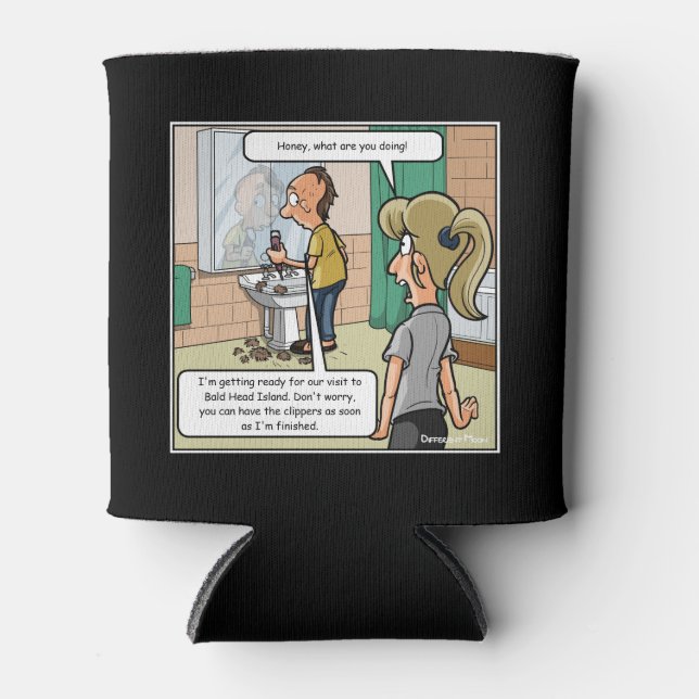 Rafraîchisseur Pour Canette Bald Head Island Funny Can Cooler (Devant)