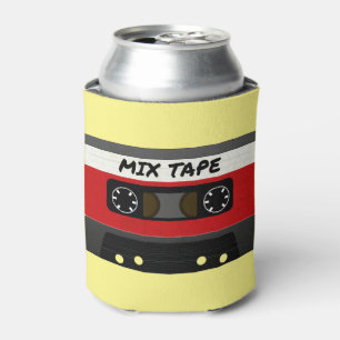 Rafraîchisseur Pour Canette Bande De Mix Rouges - Années 80 Et 90 Cadeaux Ins