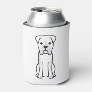 Rafraîchisseur Pour Canette Bande dessinée de chien de boxeur de Taureau