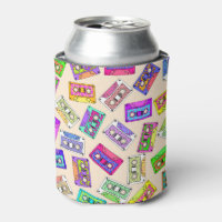 Bandes de cassettes à motifs néon des années 90 ré