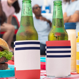 Rafraîchisseur Pour Canette Bandes rouges et noires