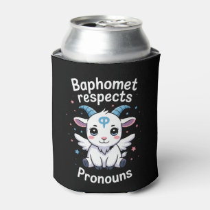 Rafraîchisseur Pour Canette Baphomet transgenre respecte les pronoms Fierté tr