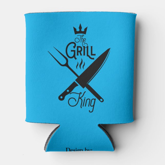 Rafraîchisseur Pour Canette Barbecue; barbecue; cuisinier; grillades (Devant)