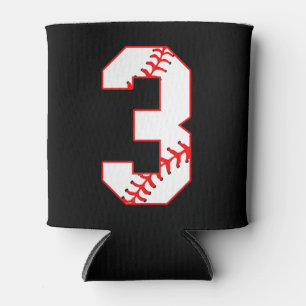 Rafraîchisseur Pour Canette Baseball Sister I'm Just Here For Number Player 3