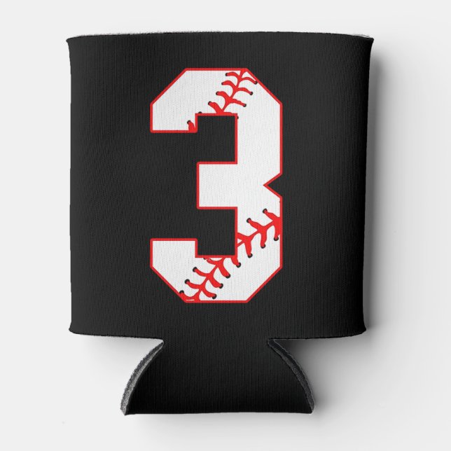 Rafraîchisseur Pour Canette Baseball Sister I'm Just Here For Number Player 3 (Devant)