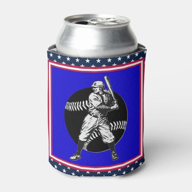 Rafraîchisseur Pour Canette Baseball : Vintage Can Cooler (Can devant)