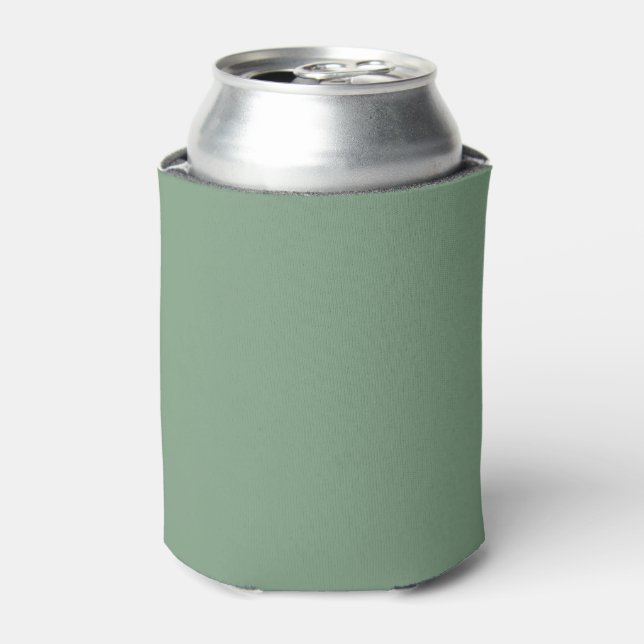 Rafraîchisseur Pour Canette Basil de couleur solide vert fumée (Can devant)