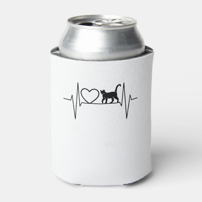 Rafraîchisseur Pour Canette Battement de coeur de chat (Can devant)