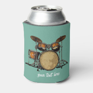 Rafraîchisseur Pour Canette Batteur à tambour Vintage personnalisé