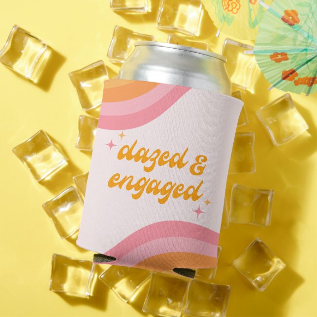 Rafraîchisseur Pour Canette Bazed & Engagé Super rose & orange (Été in situ)