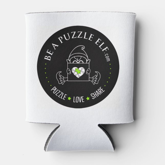 Rafraîchisseur Pour Canette Be A Puzzle Elf - Can Cooler (Devant)