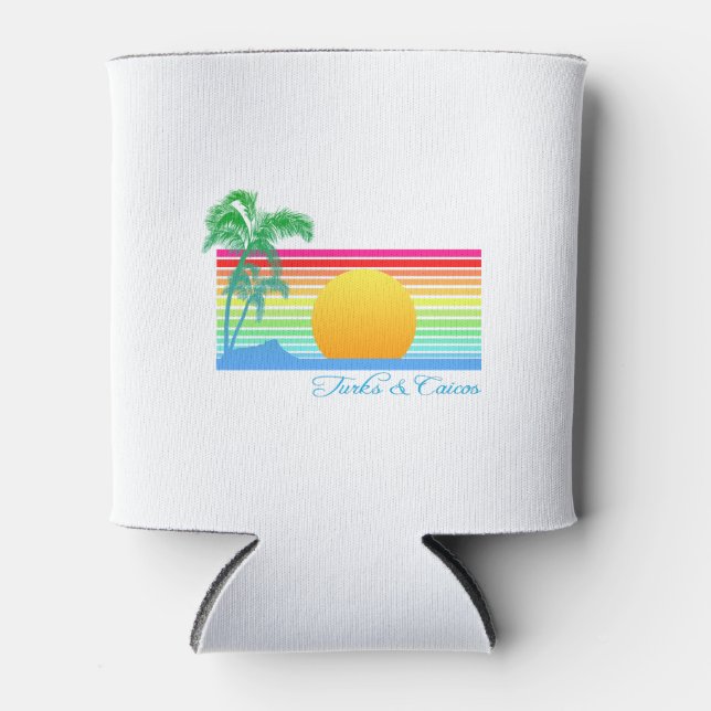 Rafraîchisseur Pour Canette Beach Sunset Turks Caicos (Devant)