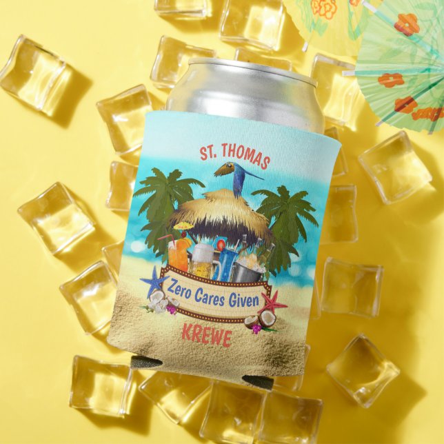 Rafraîchisseur Pour Canette Beach Tiki Bar (Été in situ)