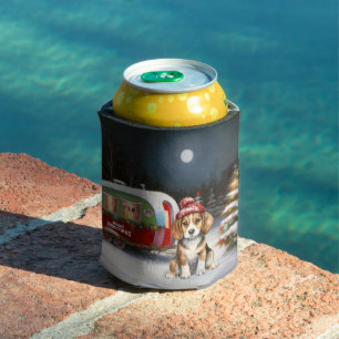 Rafraîchisseur Pour Canette Beagle d'hiver Caravan Christmas Adventure