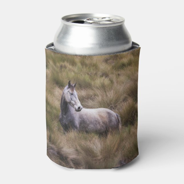 Rafraîchisseur Pour Canette Beau cheval gris couleur (Can devant)