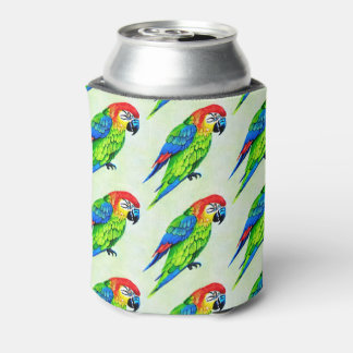 Rafraîchisseur Pour Canette Beau Motif de perroquet coloré