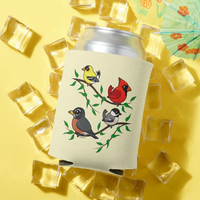 Rafraîchisseur Pour Canette Beaux oiseaux Jardins (Été in situ)