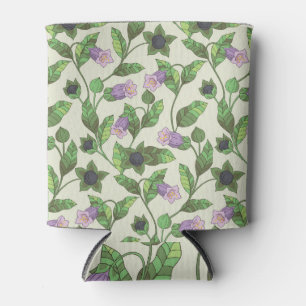 Rafraîchisseur Pour Canette Belladonna Flowers : Vintage Floral Illustration