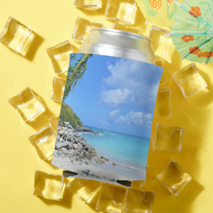Rafraîchisseur Pour Canette Belle Plage Tropicale Turquoise