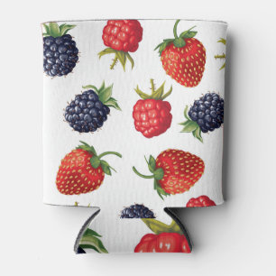 Rafraîchisseur Pour Canette Berries réalistes Délicieux Motif sans couture