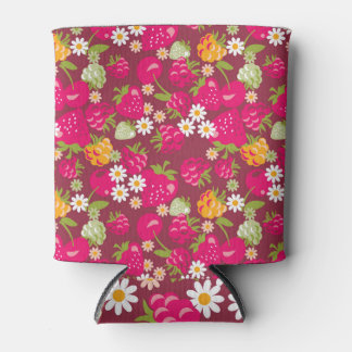 Rafraîchisseur Pour Canette Berry Fabric : Rouge profond sans joint