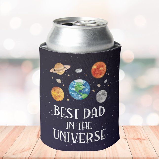 Rafraîchisseur Pour Canette Best Dad in The Universe Funny Quote Fathers Day  (Créateur téléchargé)