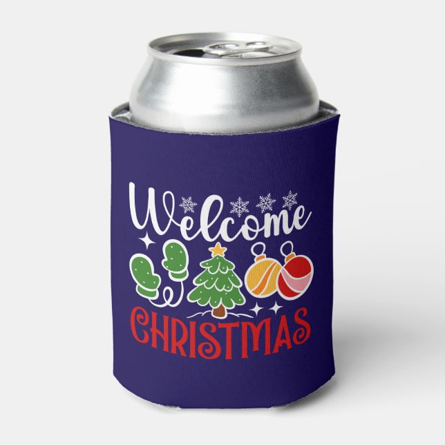 Rafraîchisseur Pour Canette Bienvenue Noël (Can devant)