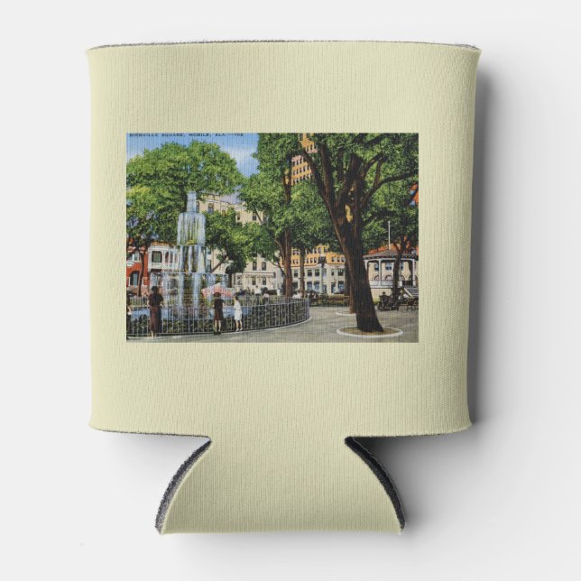 Rafraîchisseur Pour Canette Bienville Sq, Mobile, AL Vintage (Devant)