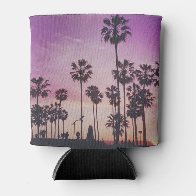 Rafraîchisseur Pour Canette Bière Tropicale Sunset Plus Froide (Devant)