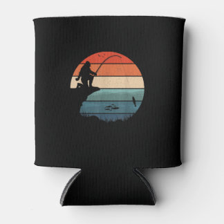 Rafraîchisseur Pour Canette Bigfoot Fishing Sasquatch Frisherman Funny Pères