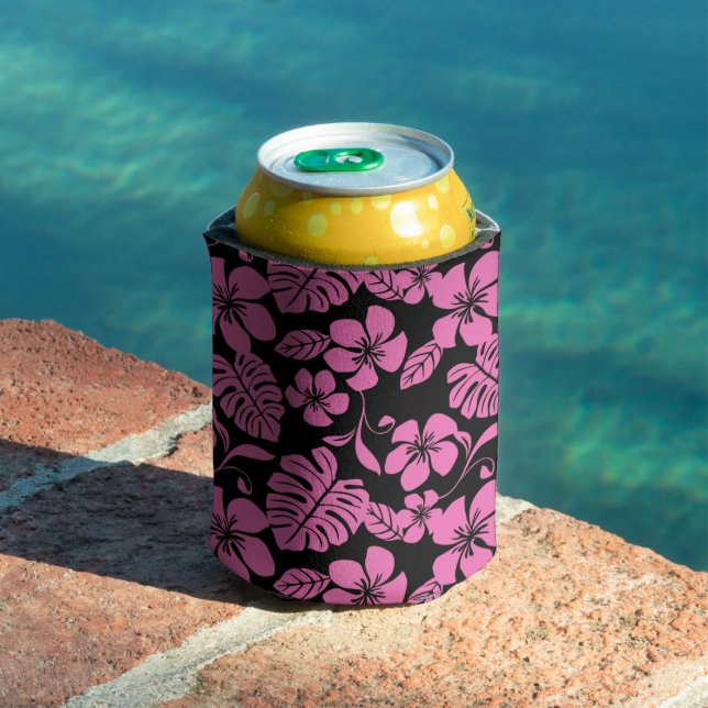 RAFRAÎCHISSEUR  POUR CANETTE BIKINI ROSE (NOIR/ROSE) (Piscine in situ)