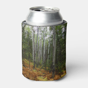 Rafraîchisseur Pour Canette Birch Trees blancs et fougères d'automne à Rocky M