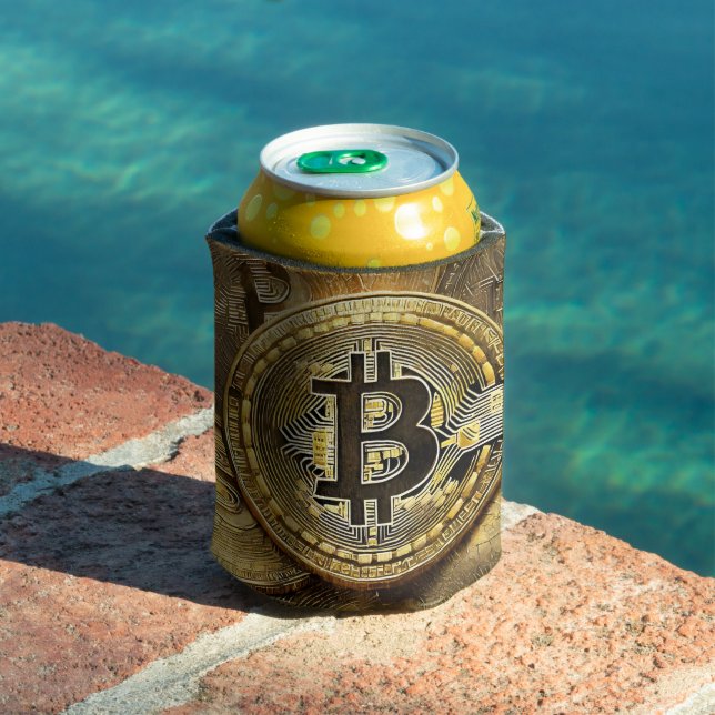 Rafraîchisseur Pour Canette Bitcoin Design Can Cooler (Piscine in situ)