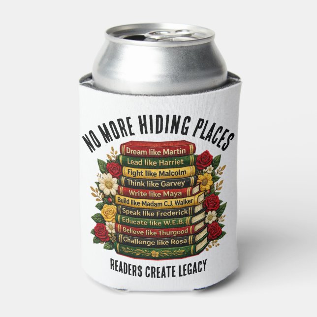 Rafraîchisseur Pour Canette Black Excellence History Heroes Bookish Gift (Can devant)