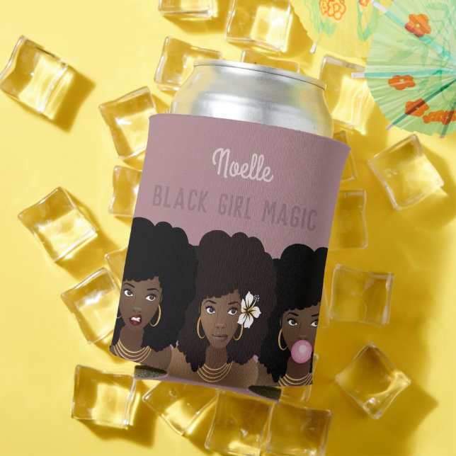 Rafraîchisseur Pour Canette Black Girl Magic, Black Women Soeur Amis (Été in situ)