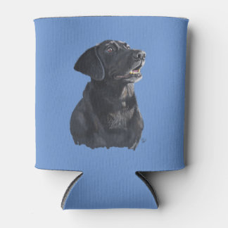 Rafraîchisseur Pour Canette Black Lab Dog Art Can Cooler