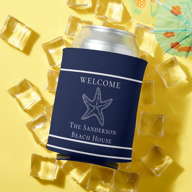 Rafraîchisseur Pour Canette Bleu bleu marine (Été in situ)