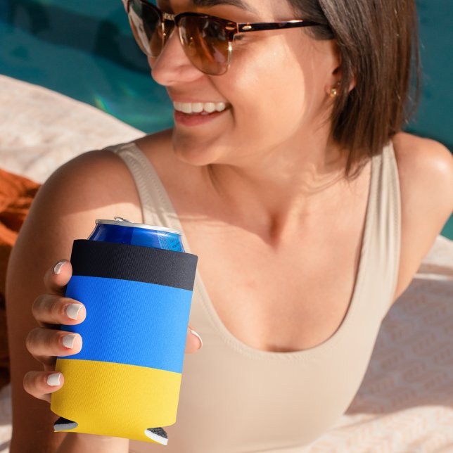 Rafraîchisseur Pour Canette Bleu jaune (can cooler)