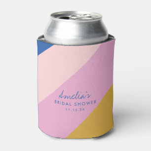 Rafraîchisseur Pour Canette Bleu Jaune Fête des mariées personnalisée Jaune