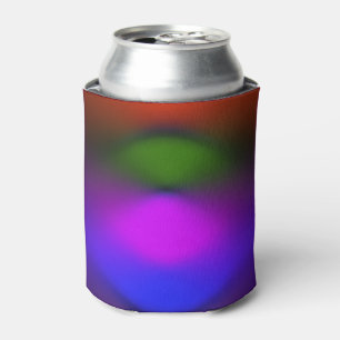 Rafraîchisseur Pour Canette Bleu néon, Violet, Vert, Pâte orange