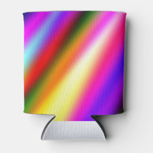 Rafraîchisseur Pour Canette Bleu rose ombre couleur d'eau abstrait pastel arc-