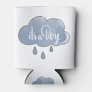Rafraîchisseur Pour Canette Blue C’est un garçon Calligraphie C’est un garçon 