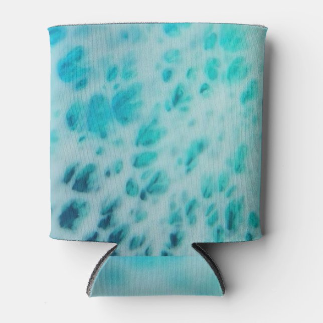 Rafraîchisseur Pour Canette Blue Crush - Abstrait d'art côtier  (Devant)