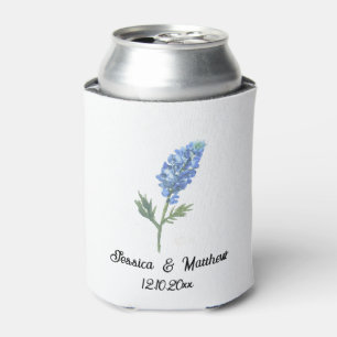 Rafraîchisseur Pour Canette Bluebonnets Texas Texan Mariage nature fleurie