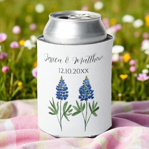 Rafraîchisseur Pour Canette Bluebonnets Texas Texan Mariage nature fleurie