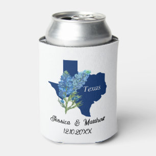 Rafraîchisseur Pour Canette Bluebonnets Texas Texan Mariage nature fleurie