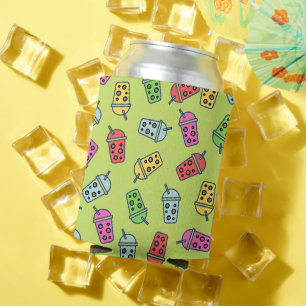 Rafraîchisseur Pour Canette Boba Bubble Tea Motif