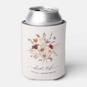 Rafraîchisseur Pour Canette Boho Fleurs de Champ Enterrement de Vie de Jeune F