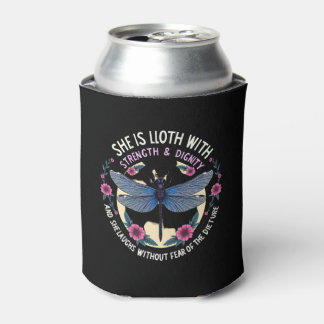 Rafraîchisseur Pour Canette Boho Floral Libellule Elle Est Revêtue De Force
