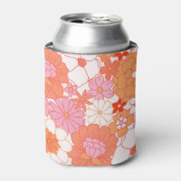 Boho rose rose orange florale Fleurs mignonnes